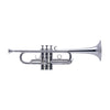 Schilke CX4 Custom Series Professional C Trumpet - Silver Plated