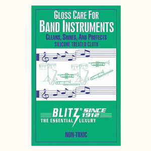Blitz Lacquer Instrument Cleaning Cloth