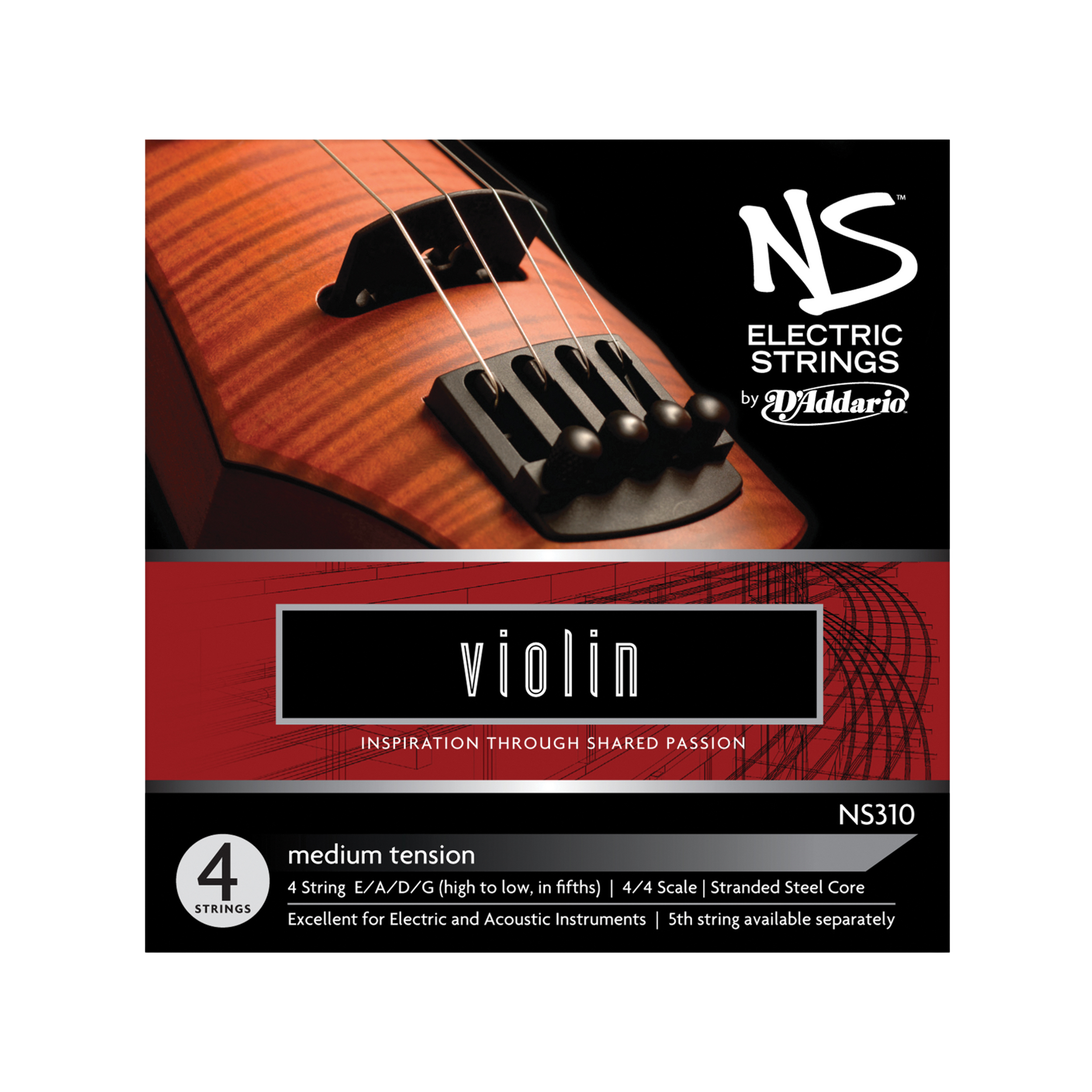 D'Addario NS Electric Violin Strings
