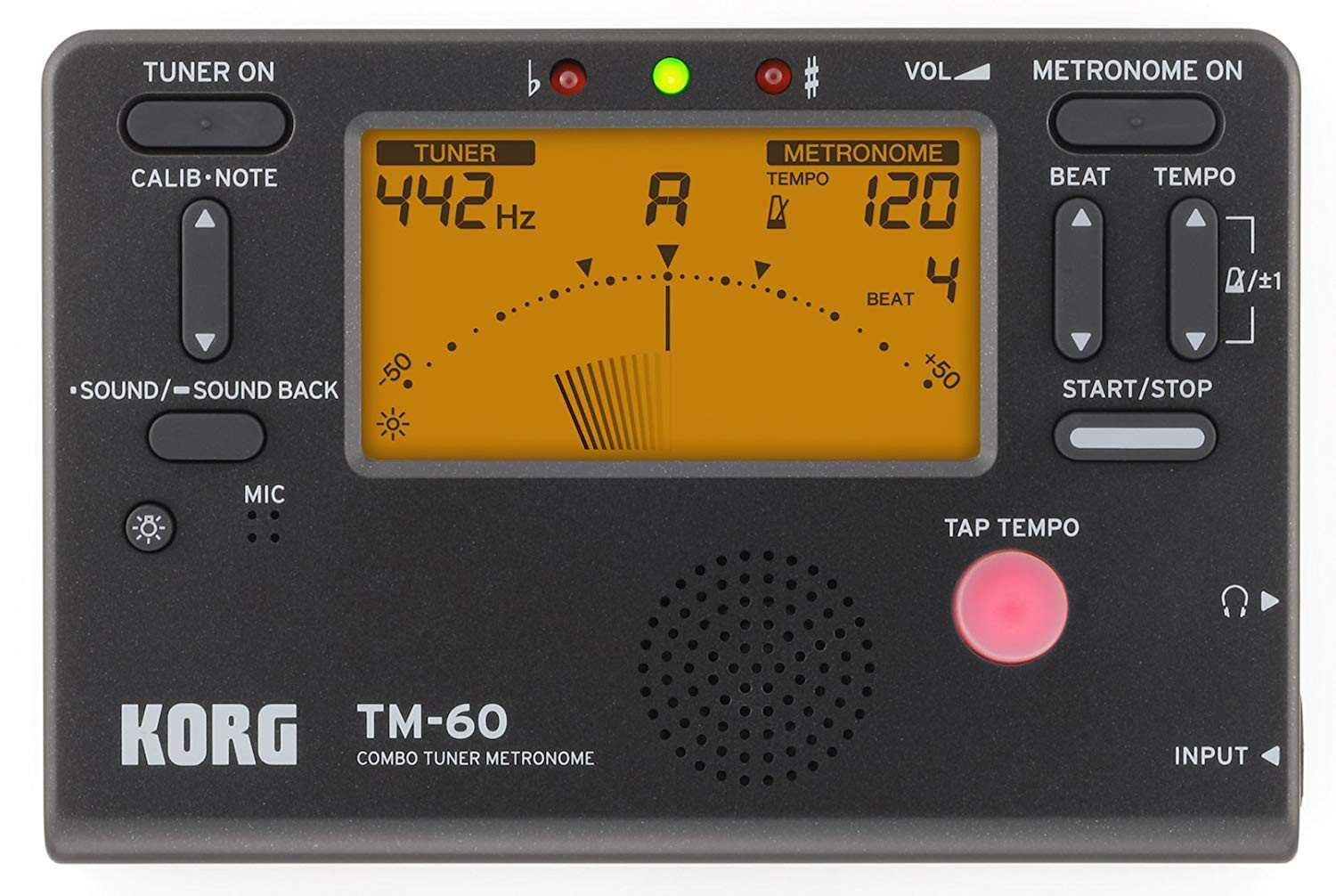 Korg TM-60 Compact Tuner and Metronome
