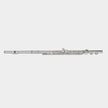 EK Blessing BFL-1287 C Foot Closed Hole Silver Plated Flute