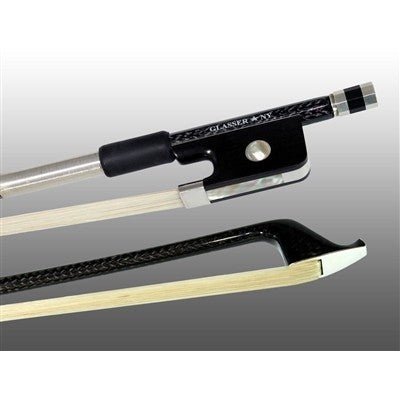 Glasser Sterling Silver Mounted Carbon Fiber Cello Bow