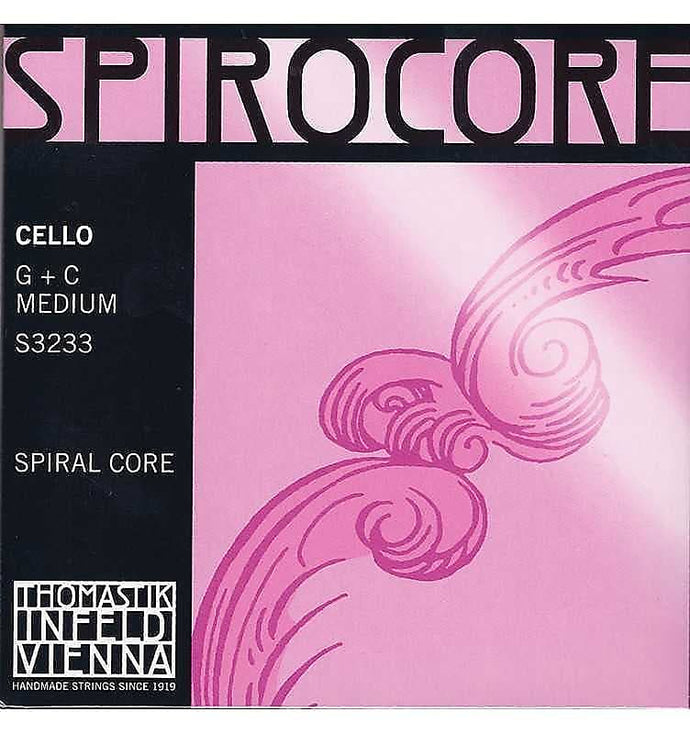 Thomastik-Infeld Spirocore Cello Strings-C- Tungsten Wound/Rope Core